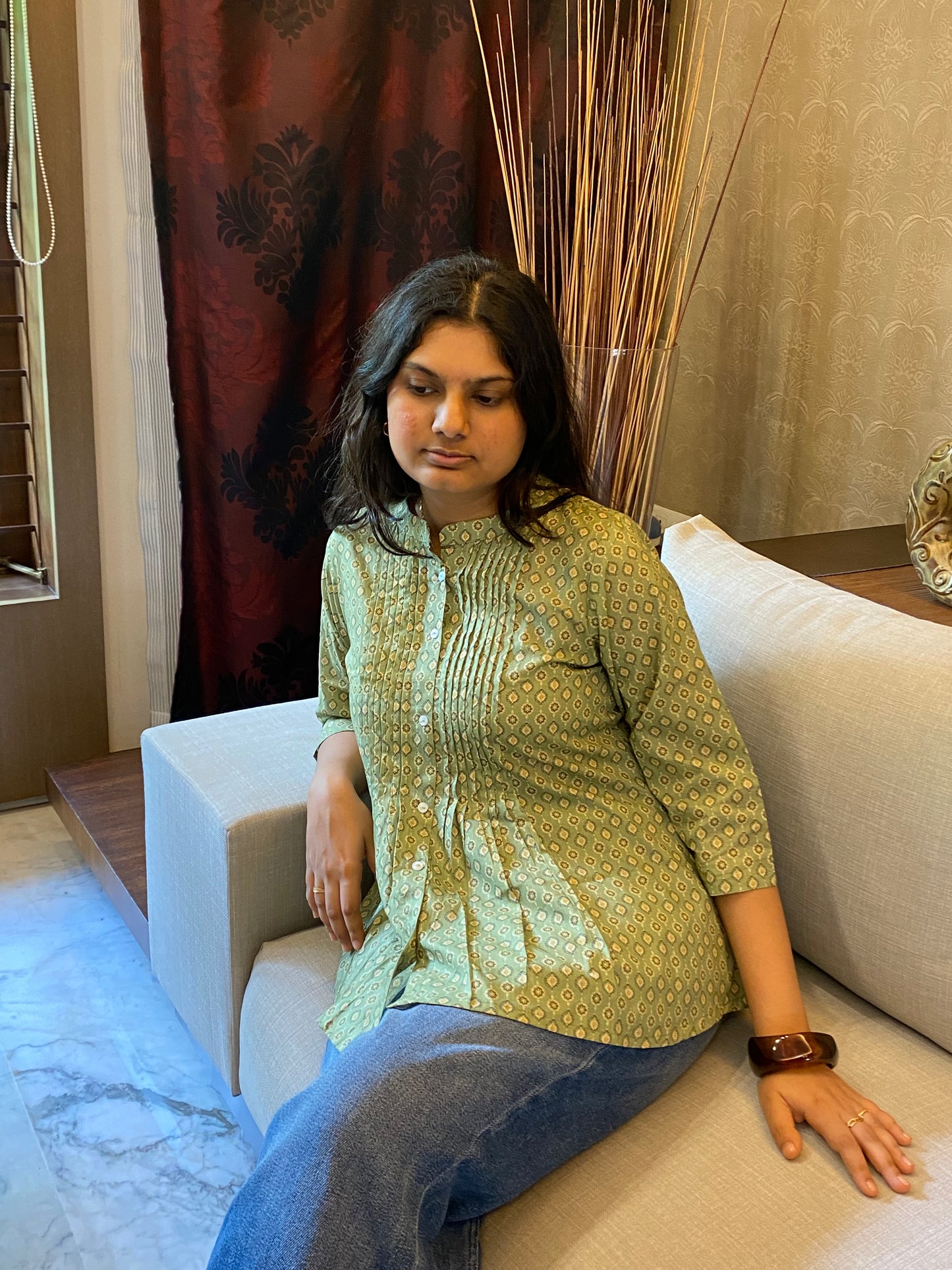 Jashn: Sabar Peplum top