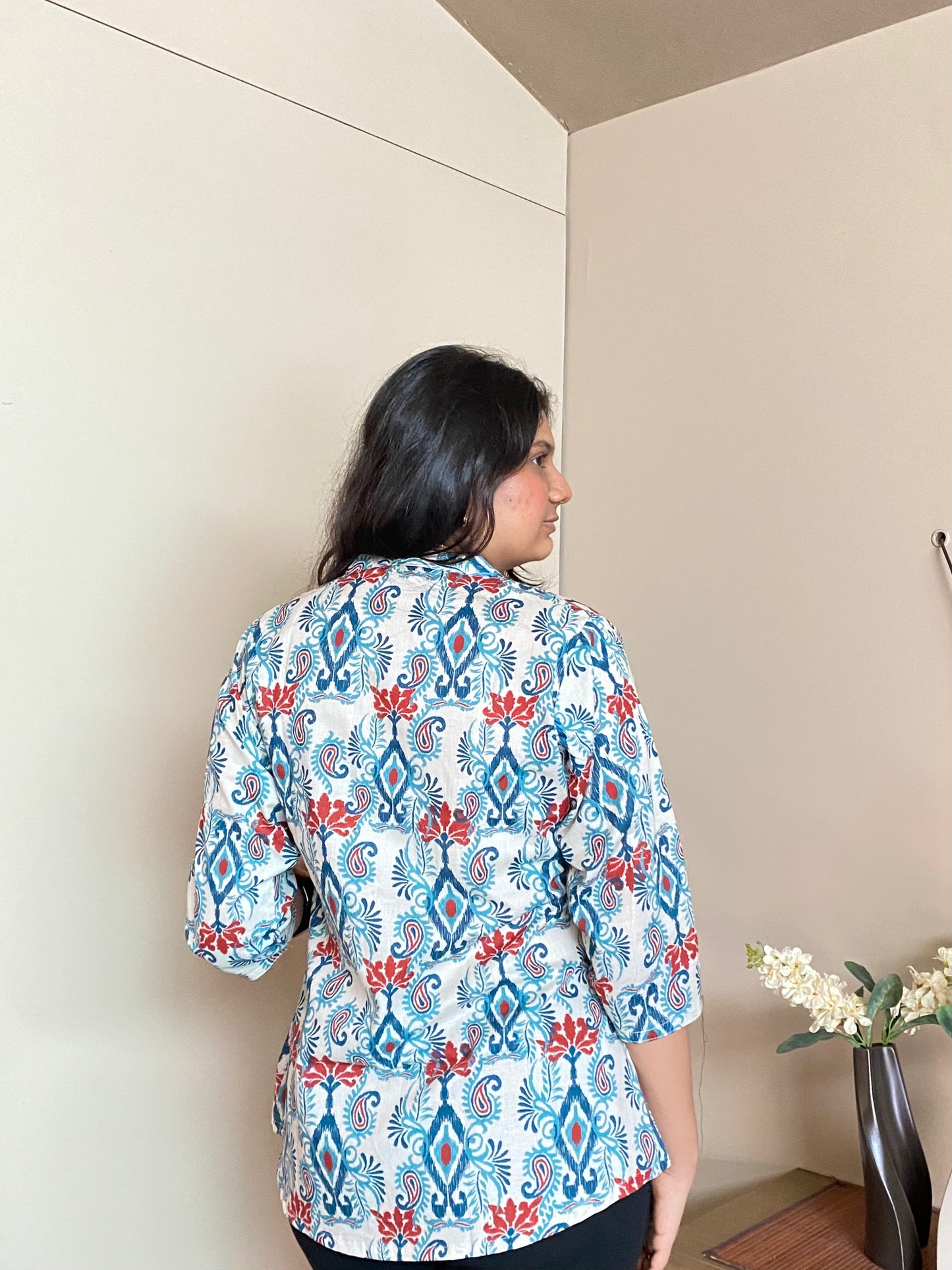 Jashn: Ada Peplum top